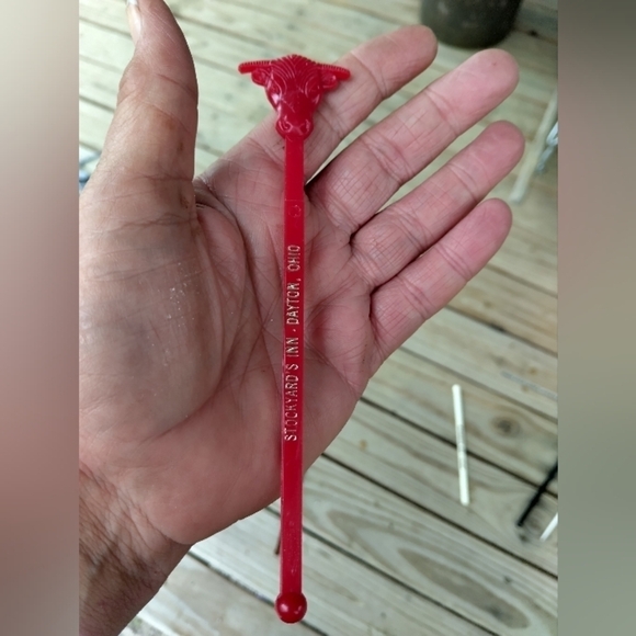 Lot of 7 Vintage Drink Stirrers Sizzle Sticks Lowe's Anatole Stockyards Barware - Picture 4 of 8